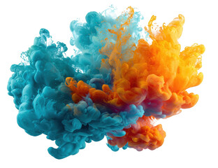 Obraz premium Abstract swirling colors in a cloud form