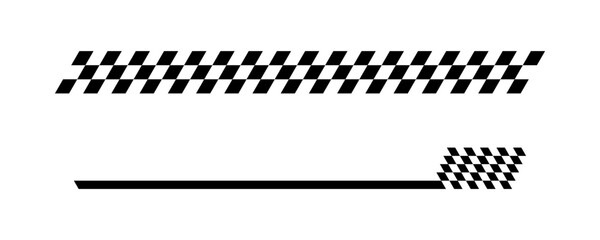 Checker Auto, Checkered Racing Flag Border Elements.