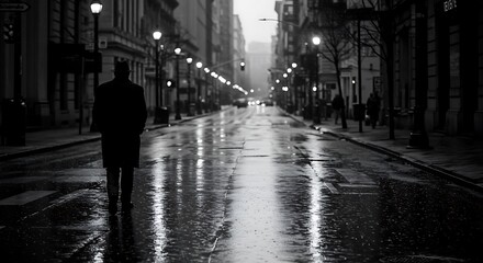 雨夜のモノクローム