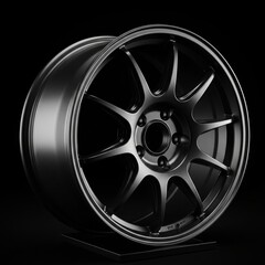 Gloss Black Lightweight Multi-Spoke Rim, Studio