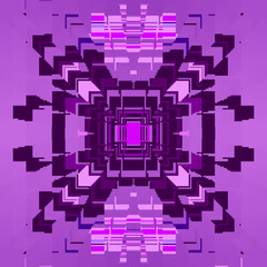 Fototapeta premium Abstract kaleidoscope design featuring symmetrical patterns. ideal for backgrounds or creative projects.