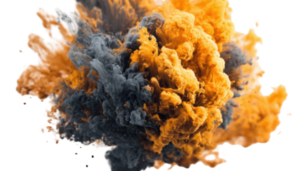 Abstract ink explosion