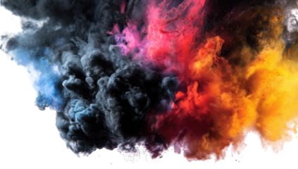 Abstract explosion of vibrant colors (3)