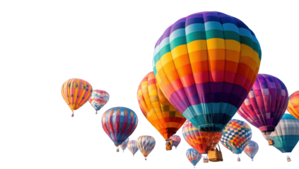 Colorful hot air balloons in the sky (7)