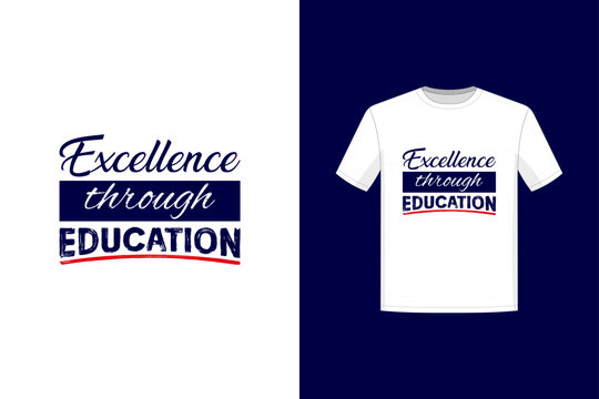 T-Shirt Design vector Template, Typography Design, Educational Quotes, Apparel, Outfit, Lifestyle, Free T-shirt, Vector Template