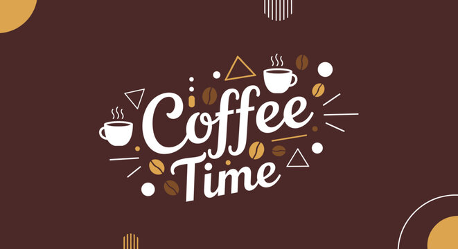 Enjoy a delightful coffee break! Perfect for social media, blogs, and cafe promotions, coffee time