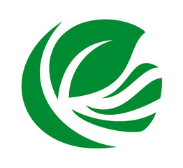green leaf logo
