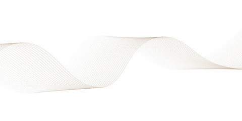 Abstract line wave background. Technology abstract lines on white background. Undulate Grey Wave Swirl, frequency sound wave, twisted curve lines with blend effect.