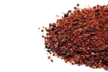 Black Himalayan salt, rock salt granules