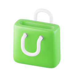 Shop 3D Icons, 3D rendering