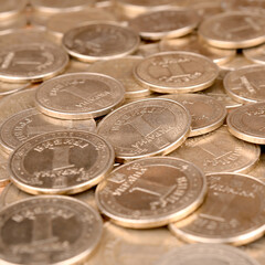 euro coins background
