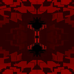 Abstract kaleidoscope design featuring symmetrical patterns. ideal for backgrounds or creative projects.