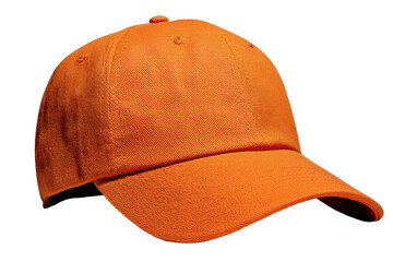 Orange baseball cap