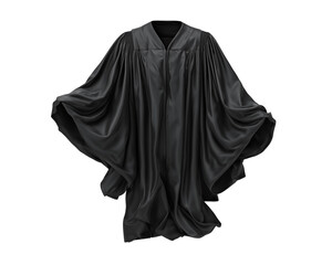 Naklejka premium Elegant graduation gown in formal presentation