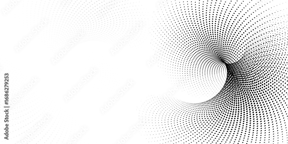Aufkleber dotted gradient halftone background. horizontal seamless dots pattern in pop art style. abstract mod