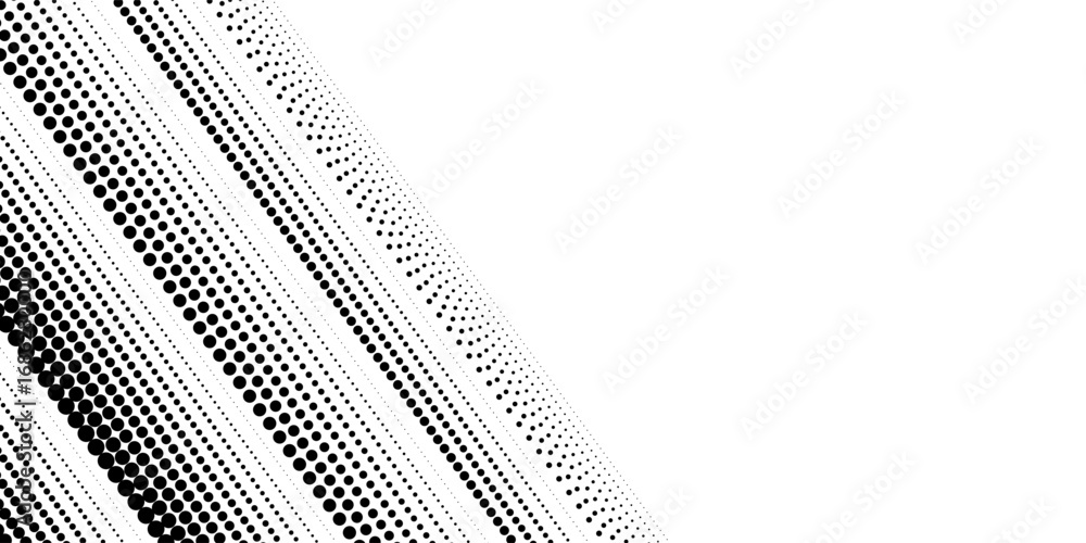 Aufkleber dotted gradient halftone background. horizontal seamless dots pattern in pop art style. abstract mod