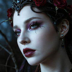 flawless make up dark fairy theme 674640