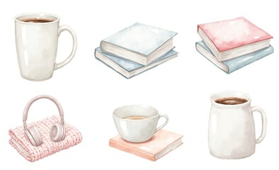 Three stacked books display varied geometric patterns and textures, showcasing a warm color palette of pink, blue, and cream against a clean, matte background.