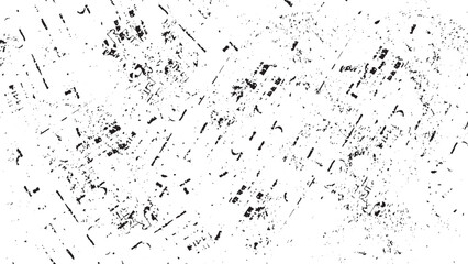 Rustic Grunge Rectangular Gray Texture. Rough Wall Effect with Dirty Eroded Vintage Background Vector.