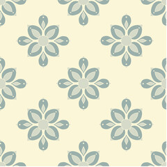 Floral Seamless Pattern Vector Backgrond