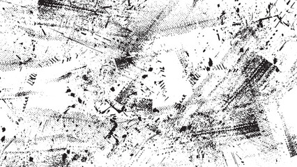 Grunge Scratch Overlay Texture. Rough Distressed Abstract Background Illustration.