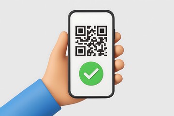 3D Hand Scanning QR Code for Mobile Payment