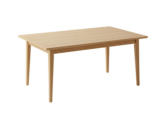 Light wood table minimalist design modern furniture rectangular tabletop straight legs interior decor home furnishings