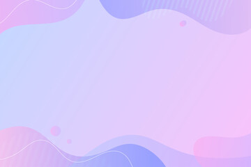 Fluid shape banner design background. Liquid geometric purple and pink gradient template.