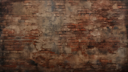 Old brick wall texture for architecture and interior design. Realistic high quality background element