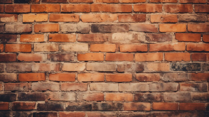 Obraz premium Old brick wall texture for architecture and interior design. Realistic high quality background element