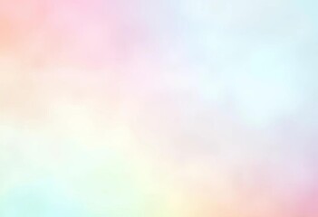 Obraz premium Soft, blurred pastel watercolor wash, ethereal and dreamy, romantic, dreamy