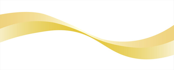 gold wave curve, golden wave corner shape for element, stripes ribbon golden graphic, striped gold. eps 10