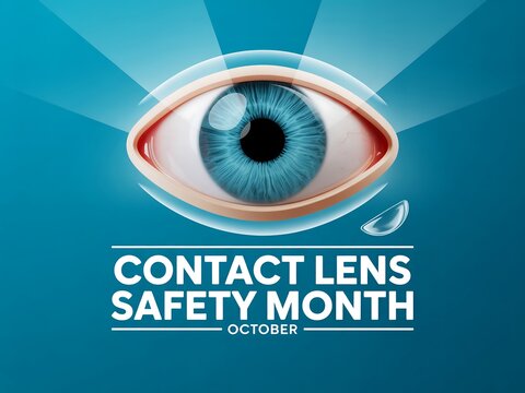 Promoting eye health and awareness for contact lens safety month in october