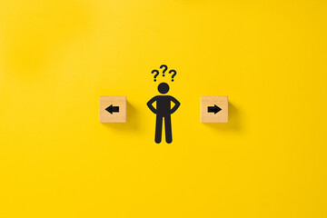 Decision making and choosing the right path. Confusion about deciding which direction to go....