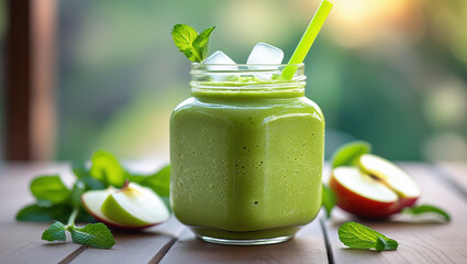 vibrant detox green smoothie