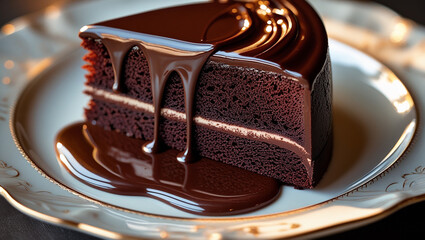 A decadent rich velvety chocolate
