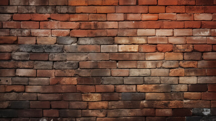 Obraz premium Old brick wall texture for architecture and interior design. Realistic high quality background element