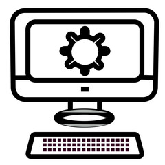 computer monitor icon
