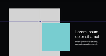 Tech social media template design eps