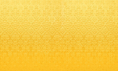 Shiny yellow gold Stained glass texture background