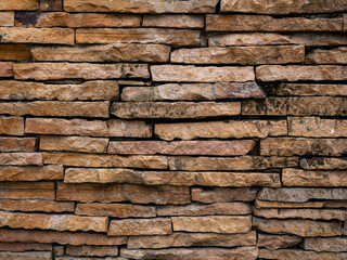 Brown Matte Decorative Wall Stone Texture.