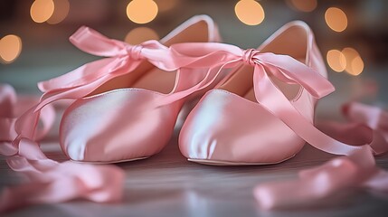 Pink Ballerina Shoes with Dreamy Elegance.
