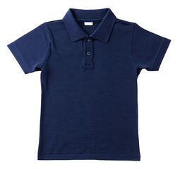Dark navy polo shirt, short sleeves