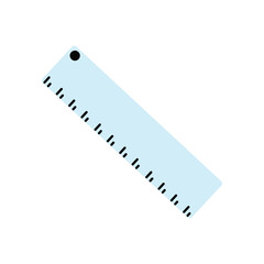 ruler logo icon illustration flat