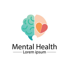 Minimalist Mental Health Logo Design – Abstract Wellness and Therapy Symbol