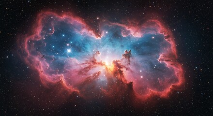 深紅の宇宙蝶