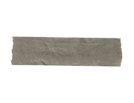 Gray or Black Tape isolated cutout
