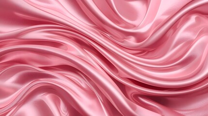Obraz premium Pink Luxury Abstract Metallic Elegant Shiny Glamour Texture Wave Background Design.