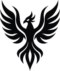 Naklejka premium eagle with wings