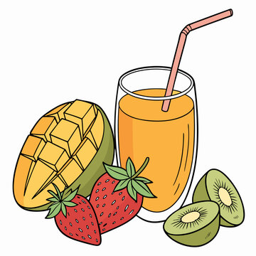 juice and fruits